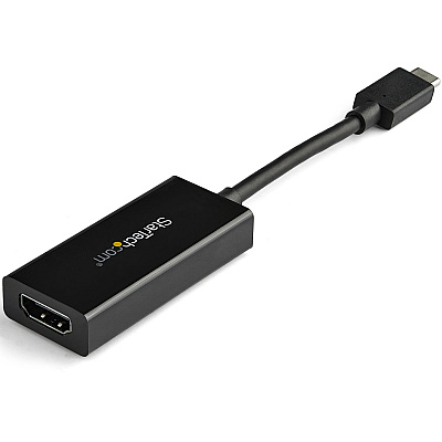 StarTech Usb-c To Hdmi Adapter With Hdr - 4k 60hz - Black (CDP2HD4K60H)