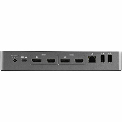 StarTech Universal Laptop Docking Station, Hybrid Usb-c & Usb-a Dock, Dual 4k Dp & Hdmi, 100w Pd, Mac / Windows / Chrome Os, 4x Usb 5gbps Hub, Gbe (DK30C2DPEP)