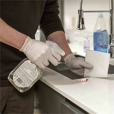 Ammex Gloveworks Ivory Latex Industrial Powder Free Disposable Gloves (Case of 1000) (TLF46100)