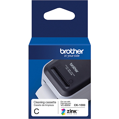 Brother Genuine CK-1000 ~ 2 (1.97") 50 mm wide x 6.5 ft. (2 m) Cleaning Roll for Brother VC-500W Label and Photo Printers