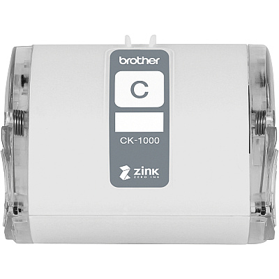 Brother Genuine CK-1000 ~ 2 (1.97") 50 mm wide x 6.5 ft. (2 m) Cleaning Roll for Brother VC-500W Label and Photo Printers