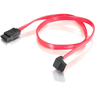 C2G 18in T-pin 180deg To 90deg Sata Cable (10181)
