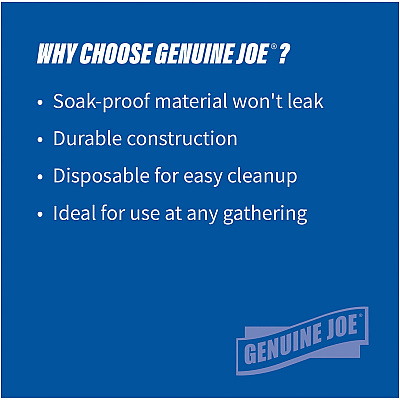 Genuine Joe 10" Printed Paper Plates (GJO10319CT)