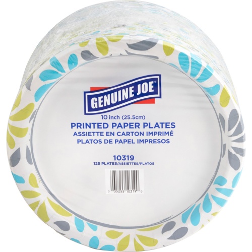 Genuine Joe Printed Paper Plates (10319CT)