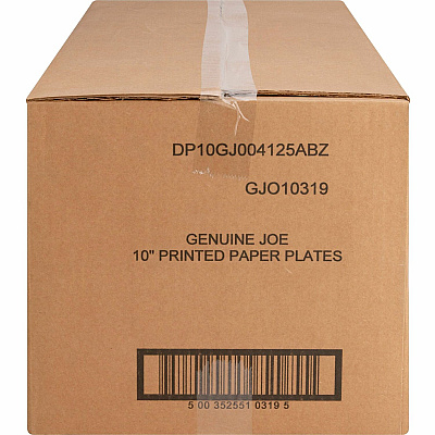 Genuine Joe 10" Printed Paper Plates (GJO10319CT)
