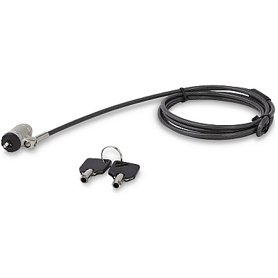 StarTech 6ft Laptop Cable Lock With Keys - K-slot (LTLOCKKEY)