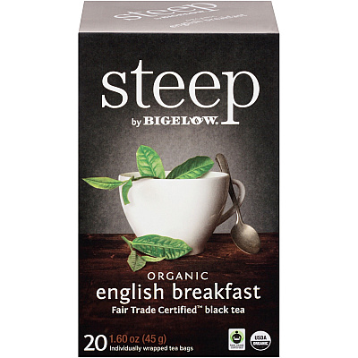 Bigelow Organic English Breakfast Black Tea Bag (BTC17701)