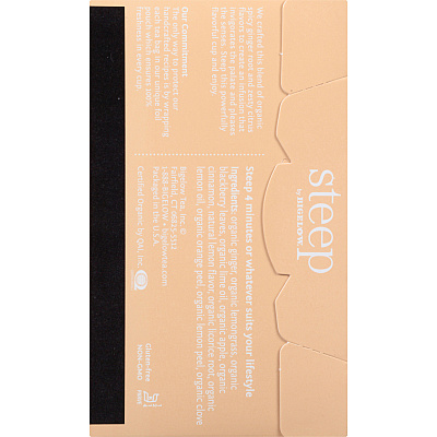 Bigelow Lemon Ginger Herbal Tea Bag (BTC17704)