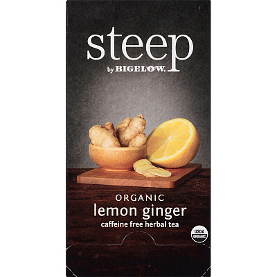 Bigelow Lemon Ginger Herbal Tea Bag (BTC17704)