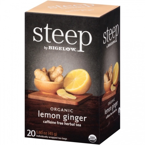 Bigelow Lemon Ginger Herbal Tea Bag (17704)