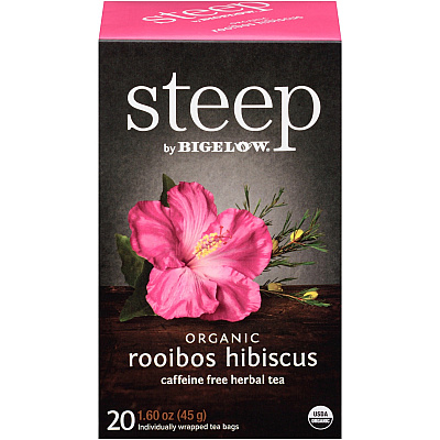 Bigelow Rooibos Hibiscus Herbal Tea Bag (BTC17713)