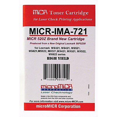 microMICR Alternative Lexmark MS321 MICR Imaging Unit (MICRIMA721)