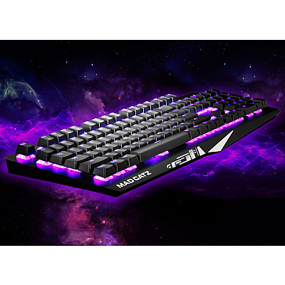 Mad Catz The Authentic S.T.R.I.K.E. 4 Mechanical Gaming Keyboard - Black (MDCKS13MMUSBL00)