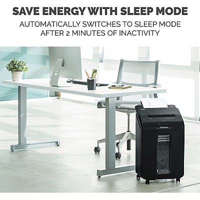 Fellowes AutoMax 100M Micro-Cut Commercial Office Auto Feed 2-in-paper shredder with 100-Sheet Capacity (4629001)