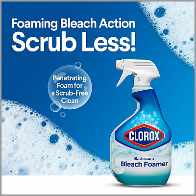 Clorox Disinfecting Bathroom Foamer with Bleach (CLO30614)