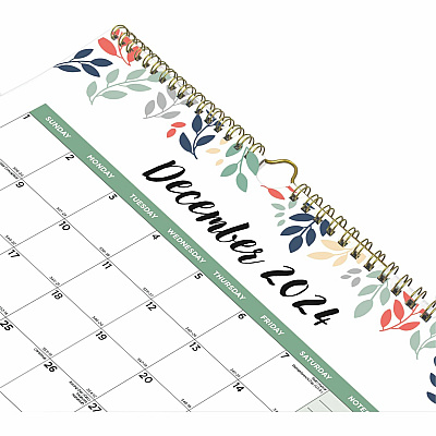 Blueline 3-Month Colorful Wall Calendar (C171129)