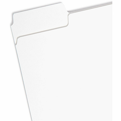 Smead SuperTab 1/3 Tab Cut Letter Recycled Top Tab File Folder (SMD11980)