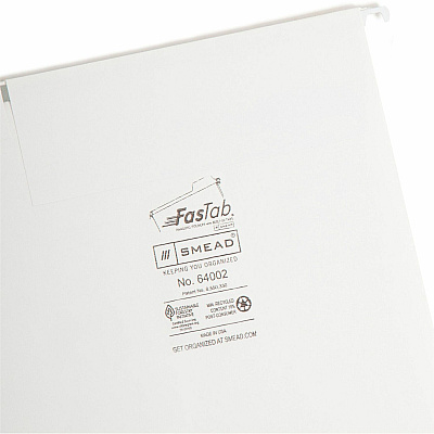 Smead FasTab 1/3 Tab Cut Letter Recycled Hanging Folder (SMD64002)