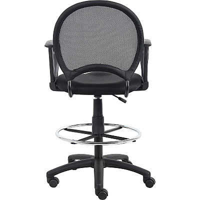 BOSS Mesh Drafting Stool W/ Loop Arms (B16217)