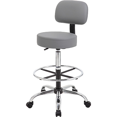 BOSS B16245-GY Drafting Stool