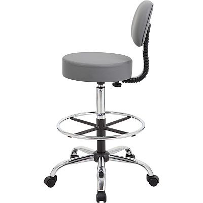 BOSS B16245-GY Drafting Stool