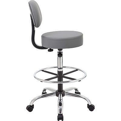 BOSS B16245-GY Drafting Stool