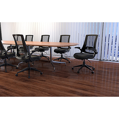 BOSS Mesh Back, Flip Arm Task Chair (B6776BK)