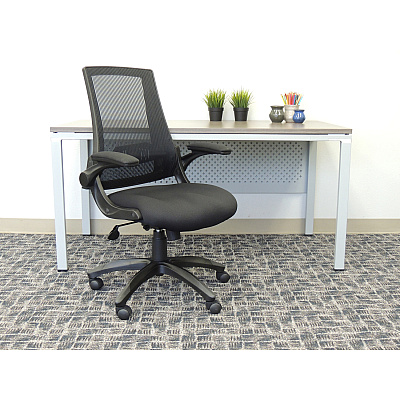 BOSS Mesh Back, Flip Arm Task Chair (B6776BK)