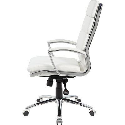 BOSS Executive CaressoftPlus™ Chair with Metal Chrome Finish (B9471WT)