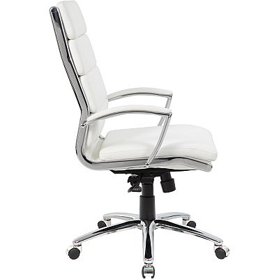 BOSS Executive CaressoftPlus™ Chair with Metal Chrome Finish (B9471WT)