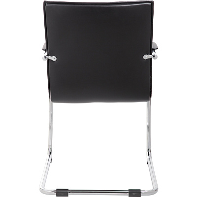 BOSS Chrome Frame Vinyl Side Chairs (B9536BK2)