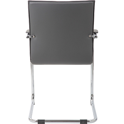 BOSS Chrome Frame Vinyl Side Chairs (B9536GY2)
