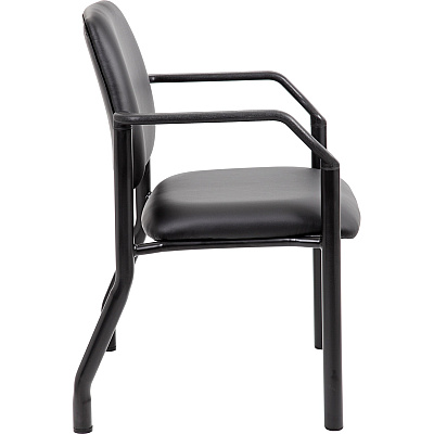 BOSS Antimicrobial Guest Chair, 300 lb. Weight Capacity (B9591AMBK)