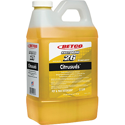 Betco Symplicity Citrusuds Pot/Pan Detergent - FASTDRAW 26 (BET21094700CT)