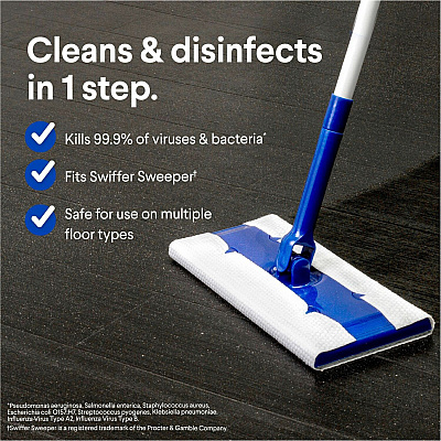 Clorox Scentiva Disinfecting Wet Mopping Cloth Refills - Coconut & Water Lily (CLO32034CT)