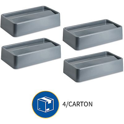 Genuine Joe Space-saving Container Swing Lid (GJO02343CT)