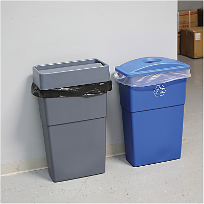 Genuine Joe Space-saving Container Swing Lid (GJO02343CT)
