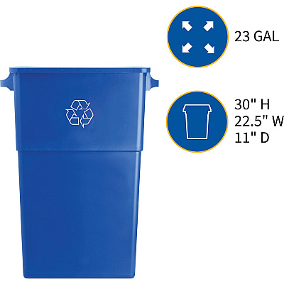 Genuine Joe 23 Gallon Recycling Container (GJO57258CT)