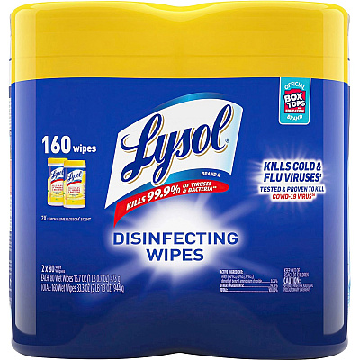 LYSOL Disinfecting Wipes (RAC80296)