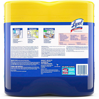LYSOL Disinfecting Wipes (RAC80296)