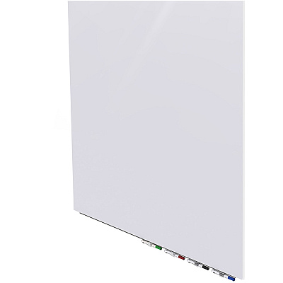 Ghent Aria Low Profile Glass Whiteboard (ARIASM44WH)