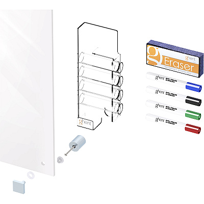 Ghent Harmony Dry Erase Board (HMYSM45WH)