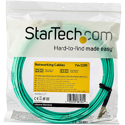 StarTech 7m (22ft) Lc/upc To Lc/upc Om3 Multimode (A50FBLCLC7)