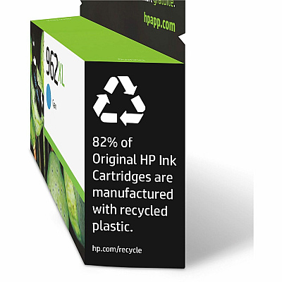 HP 962XL (HEW3JA00AN) Original High Yield Inkjet Ink Cartridge - Cyan - 1 Each