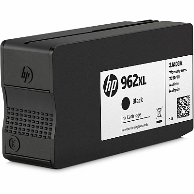 HP 962XL (HEW3JA03AN) Original High Yield Inkjet Ink Cartridge - Black - 1 Each