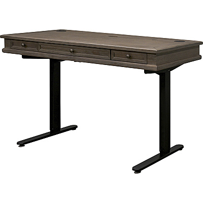 Martin Carson Sit/Stand Desk Top, 3 Utility Drawers, Power Center Sold with 384B (IMCA384T)