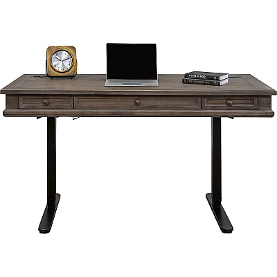 Martin Carson Sit/Stand Desk Top, 3 Utility Drawers, Power Center Sold with 384B (IMCA384T)