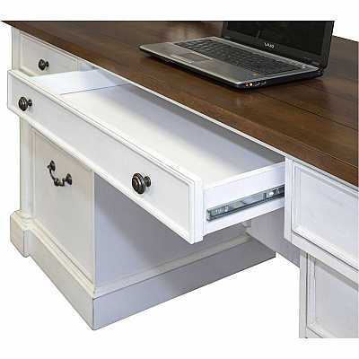 Martin Double Pedestal Executive Desk 7-Drawer (IMDU680)