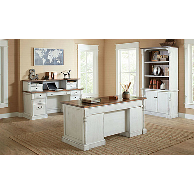 Martin Double Pedestal Executive Desk 7-Drawer (IMDU680)
