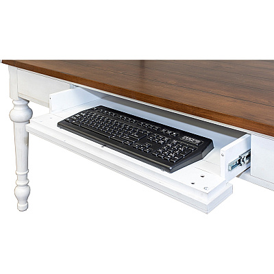 Martin Writing Desk, Drop Front Pencil Drawer, 2 Grommets (IMDU686)